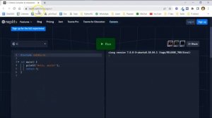 Online C Compiler: How to copy and paste C code to compiler