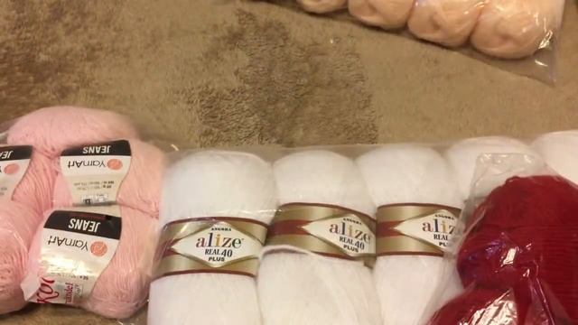 Обзор посылки с пряжей из интернет-магазина "Рукоделие"
