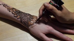 Не простое мехенди для фотосессии часть 1 Обучение мехенди