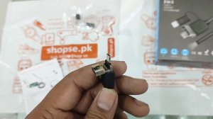 Unboxing 3 in 1 Type C Android Pc Endoscope Camera by Shopse.pk in Pakistan
