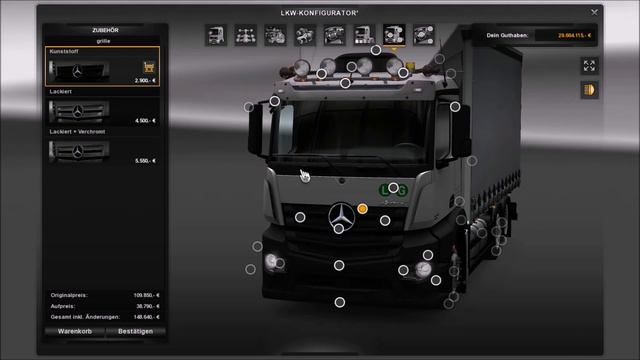 ETS2 v1.20 Mercedes Benz Antos v1.0.0.120