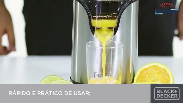 Espremedor de Frutas CJ Inox Black Decker 100w смотреть онлайн