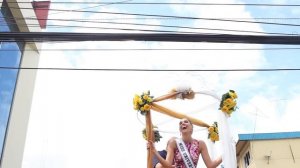 Miss Universe, Paulina Vega visits Ecuador