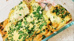 Фриттата с креветками. Безумно вкусный омлет!