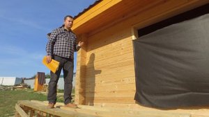 Кровля. Подшив свесов деревом