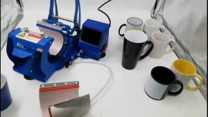 Сублимация на кружках. Какой термопресс купить в Клик55? Обзор оборудования и управления.