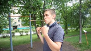 Как сделать "ЛУНУ" на турнике без лямок.