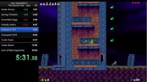 Jazz Jackrabbit 2 The Secret Files speedrun with Jazz in 10:59.07