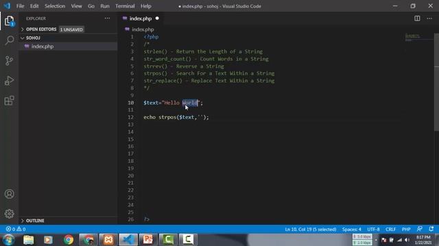 PHP Bangla Tutorial [#11] PHP Strings смотреть онлайн