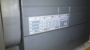 Подключение автомата защиты ABB SACE Tmax 2500A с моторприводом и его срабатывание