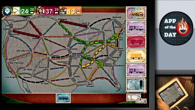App of the Day: Ticket To Ride Pocket смотреть онлайн