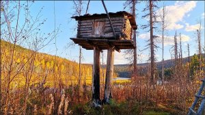 В ТАЙГУ НА НЕДЕЛЮ (день 4). Атака на МЫШЬ крупным планом. Рыбалка на таёжной реке в Сибири. Сплав.