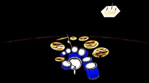Drum Machine Yamaha House Drum Kit! Cool! Animusic!!