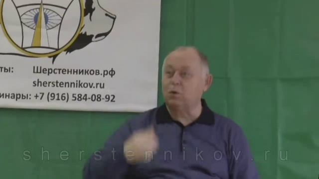 Шерстенников. Н.И. Шерстенников показывает упражнение "отключение мозга". смотреть онлайн