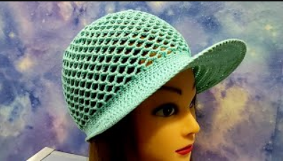 ЛЕТНЯЯ, АЖУРНАЯ КЕПОЧКА КРЮЧКОМ. Кепка летняя для начинающих. (720p).mp4 смотреть онлайн