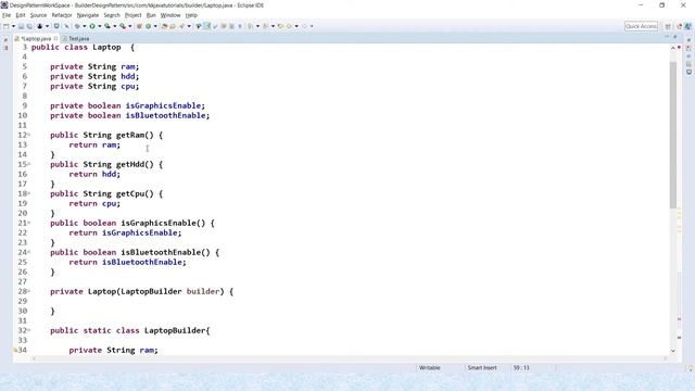 How to Implement Builder Design Pattern in Java ? ||  Design Pattern