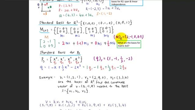 4.4 Coordinates and Basis смотреть онлайн