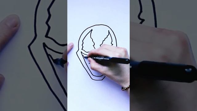 Venom | Marvel Comics | Easy drawing смотреть онлайн