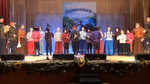 Ансамбли казачьей песни "Казаки Дона" и "Донские лазорики" рук. Е.А. Чернышов, ст. Кутейниковская.