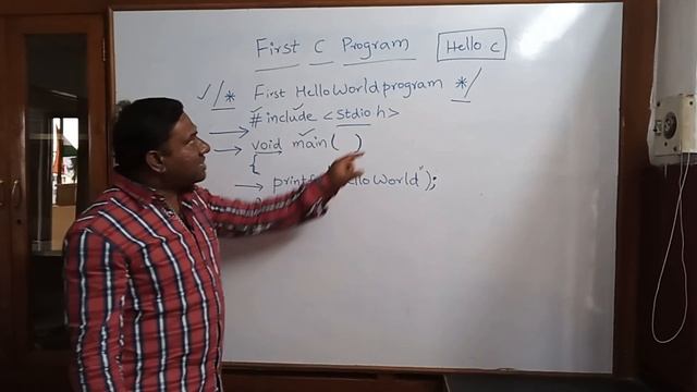 Hello World Program | Basics of Computer Language | Computer Program | C | Kaviram Academy