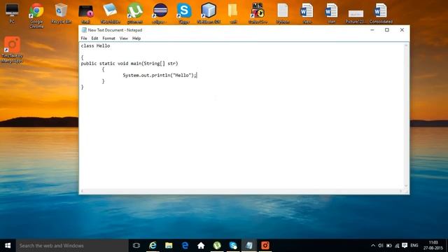 How to run java program in cmd