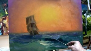 Мастер-класс живописи Морской пейзаж Айвазовский +79818457723