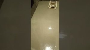 Наливной пол в туалет сталинки