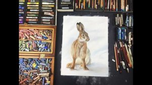 Мастер-класс по пастельной живописи «Зайчишка» | Как нарисовать зайца поэтапно