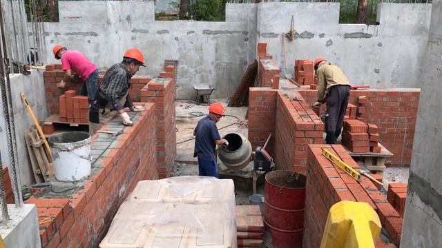 Кладка стен из кирпича смотреть онлайн