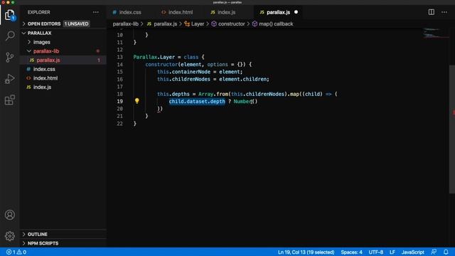 Создаём красивый параллакс-эффект | HTML, CSS, JS