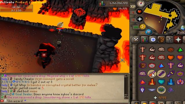 I COMPLETED THE INFERNO WITH NO SUPPLIES?! - Xeros RSPS Ultimate Ironman (#11) смотреть онлайн