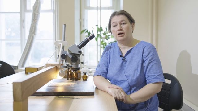 О призвании "реставратор" рассказывает зам. зав. отделом научной реставрации В.Ю. Родионова