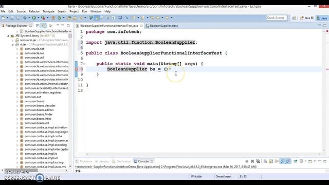 BooleanSupplier Functional Interface in JAVA 8 |Writing Lambda Expression смотреть онлайн