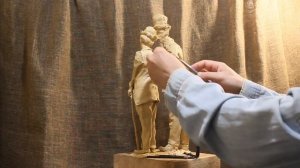 Скульптура.Скульптор Дмитрий Морозов. Изготовление статуэтки.