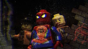 LEGO ЧЕЛОВЕК-ПАУК УЧЕНИК В ОТРАЖЕНИИ