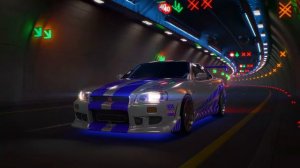 Скорость | Nissan Skyline Rushes Through the Tunnel | Need For Speed - Жибые Обои