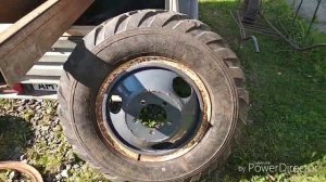 Сборка переделанных колес на пвм мтз82