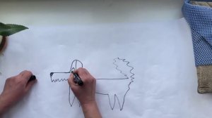 Как нарисовать собаку, how to draw a dog, Рисуем собаку легко,собака рисуем просто