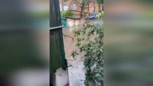 Наводнение в Кропоткине Краснодарский Край
