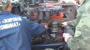 Зил с двигателем СМД (первый запуск после ремонта)