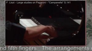 F. Liszt - Large studies on Paganini  Campanella S.141 Xinchen Wang.mpg