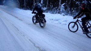 Зима. Фэтбайки торжествуют