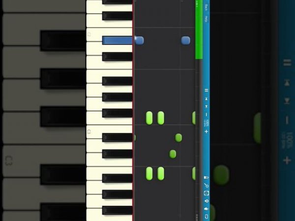 Собачий Вальс - Как играть на пианино #shorts #pianotutorial #synthesia