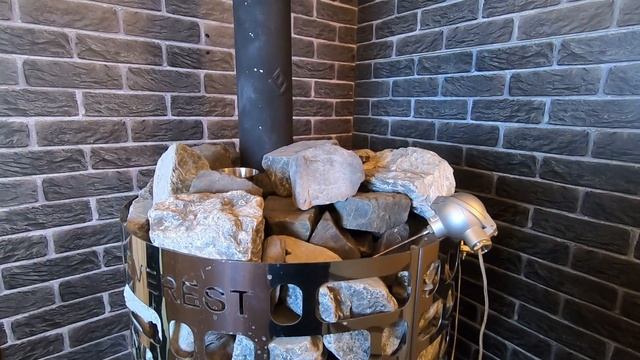 Печь Эверест (Везувий) Steam Master 32 Inox отзыв. Залил банную печь! Тест. смотреть онлайн