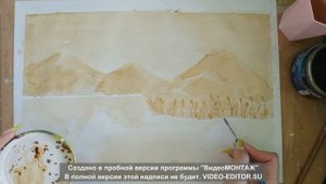 Кофейная живопись\ Рисунок кофе\ Техника гризайль\ Акварельная живопись для начинающих