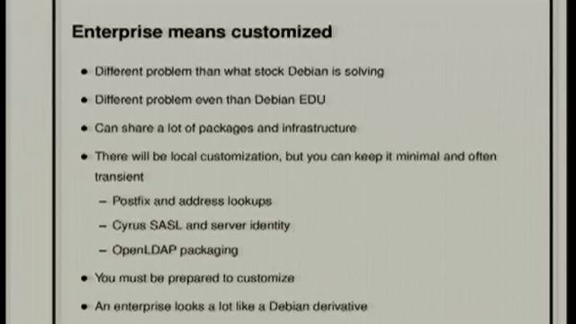 Using Debian for Enterprise Infrastructure смотреть онлайн