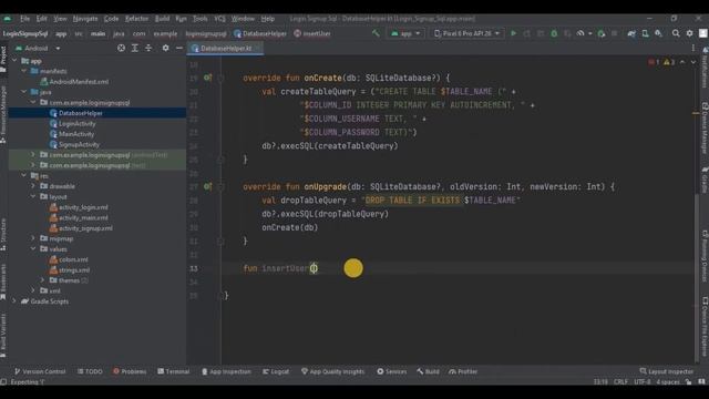 Login and Signup using SQLite in Android Studio | Kotlin смотреть онлайн