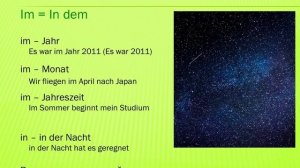 Предлоги времени um/ an (am)/ in (im)