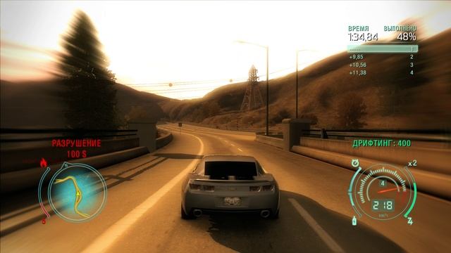 NFS Undercover - Гонка 93 - Спринт - Кольцо на И-5 смотреть онлайн