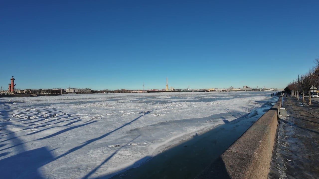 The Neva River water area.